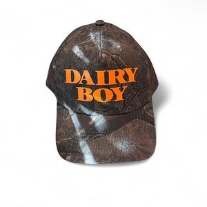 SOLD Dairy Boy river camo trucker hat